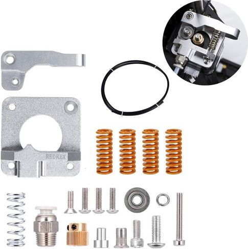 Redrex Ender 3 Extruder Metal MK8 Drive Feeder with Bowden PTFE Tube and Leveling Springs 3D Printer Upgrade Kit Compatible with Creality Ender 3 V2/Ender 3 Pro/Ender 3 Max and CR10 Series 3D Printers in Saudi Arabia