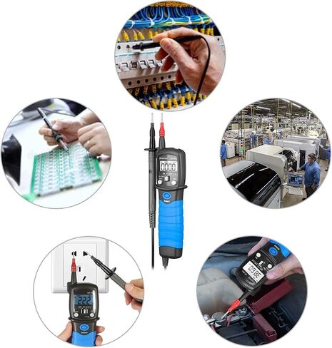 BTMETER Digital Pen Multimeter AC DC 600V Voltmeter, 60M Ohm Resistance Meter, with Backlit Screen, Continuity Test Auto Power Off Electric DMM Tester BT-38B in Saudi Arabia