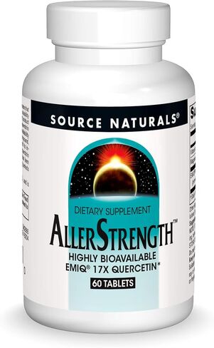 Source Naturals AllerStrength Fast-Acting Seasonal Immune Support - Highly Bioavailable Quercetin* - 30 Tablets in Saudi Arabia