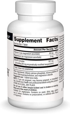 Source Naturals AllerStrength Fast-Acting Seasonal Immune Support - Highly Bioavailable Quercetin* - 30 Tablets in Saudi Arabia