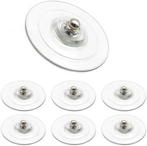 6 قطع أكواب شفط مع براغي 85 مم/ 3.4 بوصة كوب شفط بقطر بلاستيكي M8*10 مم برغي طويل مع صامولة، للأبواب والنوافذ والبلاط والزجاج الأمامي للسيارة وعتبات نافذة القطط in Kuwait