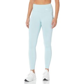 PUMA Women's Favorite Forever High Waist 7/8 Tights, Turquoise Surf, Medium