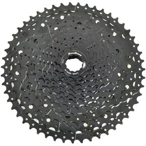 SunRace CSMS8 Wide Ratio Cassette 11-51T, 11 Speed, Black, ST1877