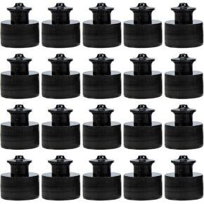 HEMOTON 20Pcs sports bottle cap water bottle sippy top Soda Can Lids twisted bottle lid pouch cups Push Replacement screw wine gifts Portable Water Bottle Caps appendix toddler major