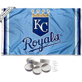 Kansas City Royals Powder Blue Banner and Tapestry Wall Tack Pads