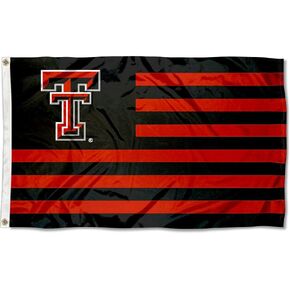Texas Tech Red Raiders Stars and Stripes Nation Flag