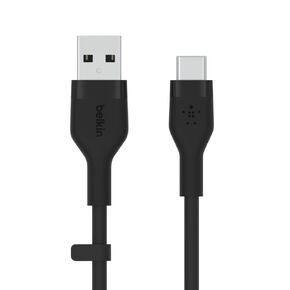 Belkin BoostCharge Pro Flex Braided USB-C to USB-A Cable (1M/3.3FT), Type C to A Cable USB-C USB-IF Certified Fast Charging Cable for iPhone 15 Series, iPad Pro, Galaxy S24, Note, Pixel & More - Black