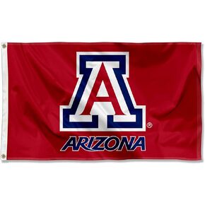 Wildcats Large Red 3x5 College Flag
