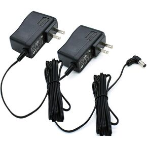 [UL-Listed] 24V Power Cord, PLUSPOE 2-Pack AC DC Adapter Replacement Power Supply for 100ml 200ml 300ml 400ml 500mL Essential Oil Diffusers and Aroma Diffuser Humidifier EK1858, 24volt 0.65a