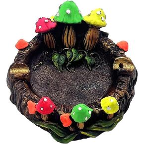 Handcrafted Mushroom Ashtray - Stylish Green Design | Ideal for Home & Gifts | Resin Material
