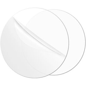 (2 Pack) 1/8" Thick Clear Acrylic Sheets - 12''x16'' Pre-Cut Plexiglass Sheets for Craft Projects, Signs, DIY Project，Sneeze Guard (12‘’×16‘’, 2)