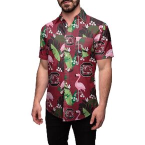 FOCO NCAA Floral Button Up Shirt