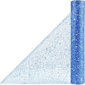 OSVINO الذهب المعدني الجدول عداء 11 بوصة × 33 قدم بريق الترتر شبكة الجدول عداء لفة البريق احباط رقيقة الجدول ديكور المركزية لحفل الزفاف دش الطفل دش حفلة عيد ميلاد in Kuwait