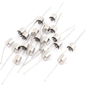 uxcell Fast Blow Axial Leaded Glass Tube Fuses 5 x 20mm 250V 1A 10pcs