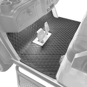 Xtreme Mats Advent Golf Cart Mat, Full Coverage Golf Cart Floor Liner Mat - Fits Advent 2 & 4 - All Black