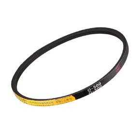 O-500 V-Belts - [500mm Pitch Length x 10mm Width x 6mm Thickness] Rubber Drive Belt for Power Transmission Use, Black
