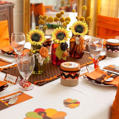 Sunflowers Artificial Flowers 6PCS Fake Sunflowers Bouquet Silk Flowers with Steams Faux Sunflower Decorations for Wedding Baby Shower Party Outdoor Decor,6PCS in Saudi Arabia