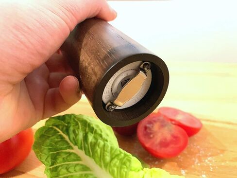 Salt and Pepper Grinder Set, Salt and Pepper Mills, Wooden Salt and Pepper Grinder Set, Blue, Red, Coloured | SB-GW201BLWO in Saudi Arabia