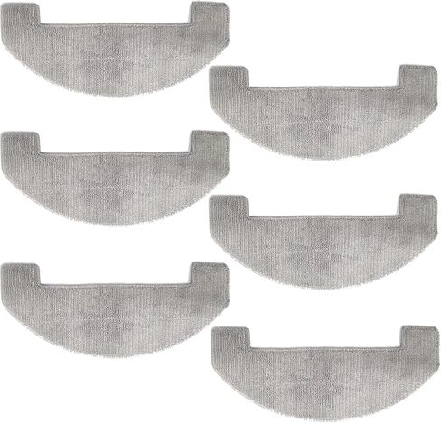 قطع غيار متوافقة مع Coredy R750 Pro Robot Vacuum and Mop Combo 2700Pa Accessories 6 مماسح in Kuwait