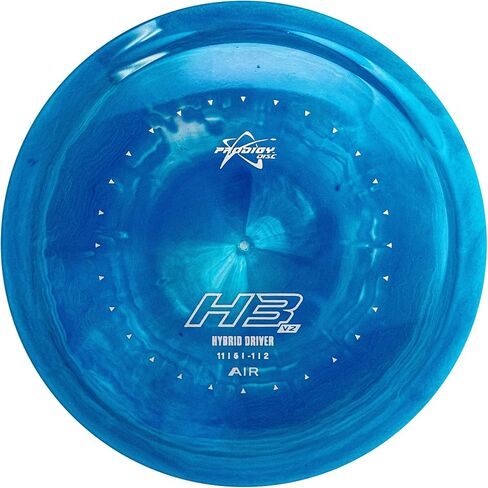Prodigy Disc AIR Spectrum H3 V2 | Straight Flying Hybrid Driver | Lightweight Driver | 160-164g | New Swirly Lightweight Plastic | Easy Controlled Distance Shots | Colors May Vary in Saudi Arabia