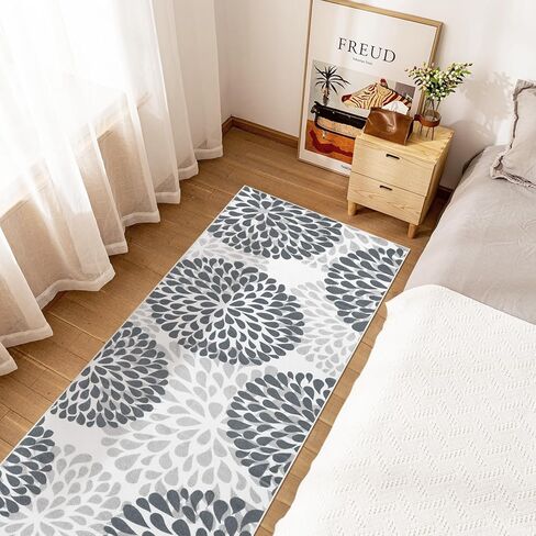 Washable Entryway Rugs Indoor - 2x3 Small Non-Slip Kitchen Rugs for Bedroom Botanical Print Floor Doormat for Bathroom Laundry Room Living Room Kids Room Multi Color in Saudi Arabia