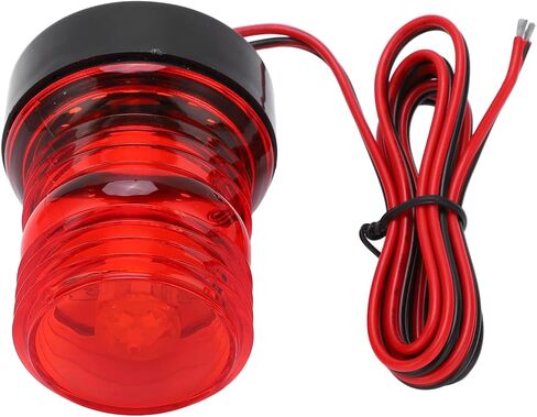RiToEasysports Led ضوء الملاحة للقارب، ضوء أحمر 360 درجة ضوء مرساة دائري بالكامل ضوء بحري صارم للإبحار تيار مستمر 12 فولت ‑ 24 فولت للقوارب in Saudi Arabia