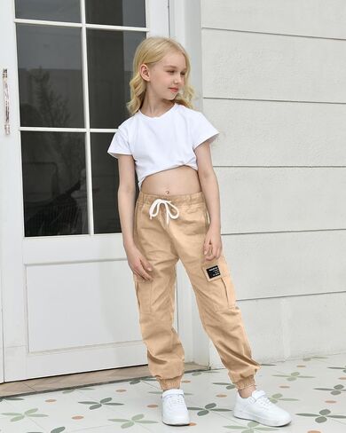 BINPAW Girls Cargo Jogger Pants 6-16 Years in Kuwait