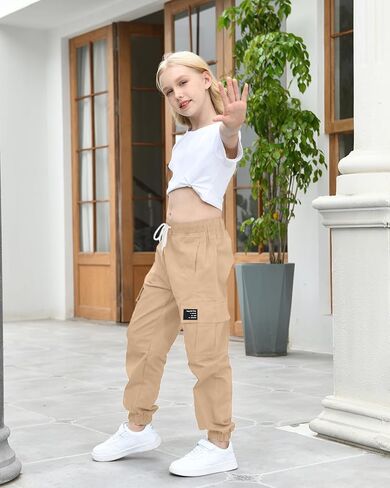 BINPAW Girls Cargo Jogger Pants 6-16 Years in Kuwait