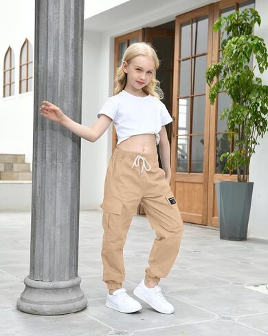 BINPAW Girls Cargo Jogger Pants 6-16 Years in Kuwait