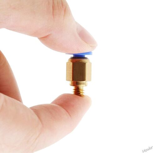 PC4-M10 تركيب هوائي مستقيم دفع للتوصيل + موصل PC4-M6 سريع التركيب لطابعة Bowden Extruder ثلاثية الأبعاد E3D-V6 طويلة المسافة (عبوة من 20 قطعة) in Kuwait