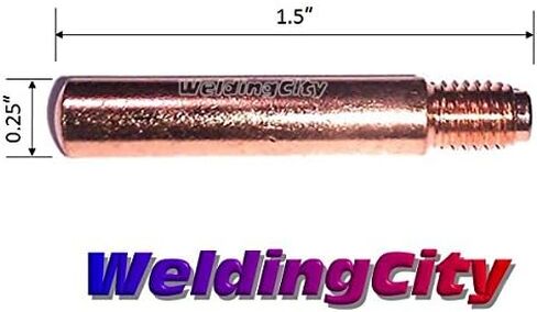 WeldingCity MIG Welding Gun Accessory Kit (.023") Contact Tip-Gas Nozzle-Gas Diffuser-Nozzle Adapter for Lincoln Magnum 200/250 and Tweco #2 180-250 Amp in Saudi Arabia