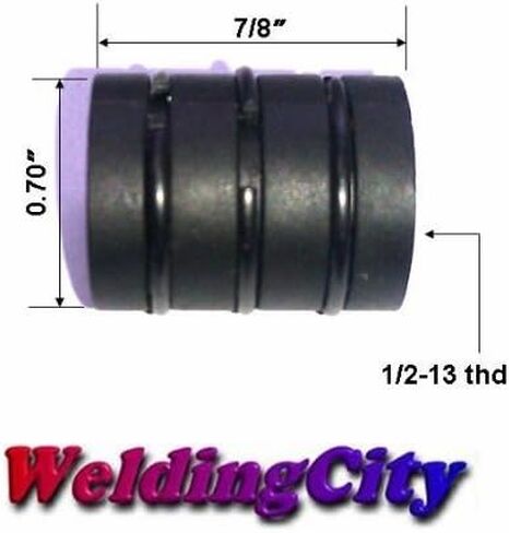 WeldingCity MIG Welding Gun Accessory Kit (.023") Contact Tip-Gas Nozzle-Gas Diffuser-Nozzle Adapter for Lincoln Magnum 200/250 and Tweco #2 180-250 Amp in Saudi Arabia