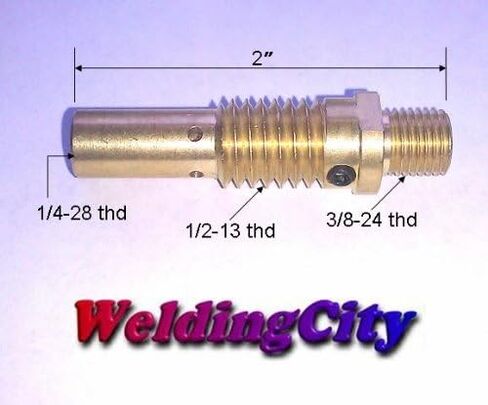 WeldingCity MIG Welding Gun Accessory Kit (.023") Contact Tip-Gas Nozzle-Gas Diffuser-Nozzle Adapter for Lincoln Magnum 200/250 and Tweco #2 180-250 Amp in Saudi Arabia