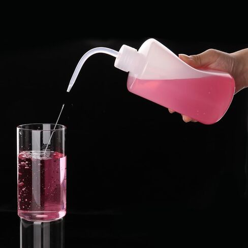 6 قطع 16 أوقية زجاجة غسيل الوشم ضغط، 500 مل LDPE البلاستيك ضغط مختبر غسل زجاجة، زجاجة ماء لاش، لوازم الوشم in Saudi Arabia