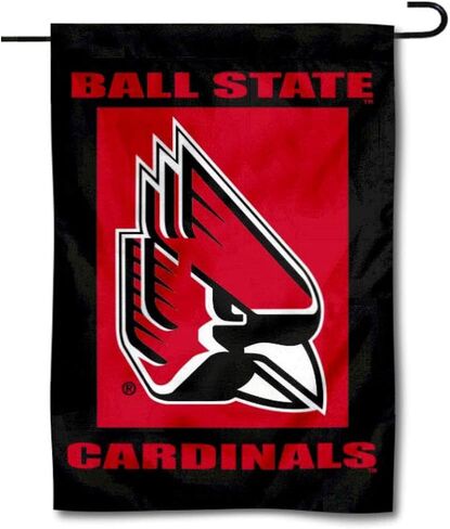 College Flags & Banners Co. Ball State Cardinals New Logo Garden Flag in Saudi Arabia