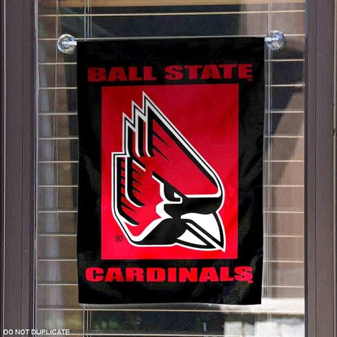 College Flags & Banners Co. Ball State Cardinals New Logo Garden Flag in Saudi Arabia