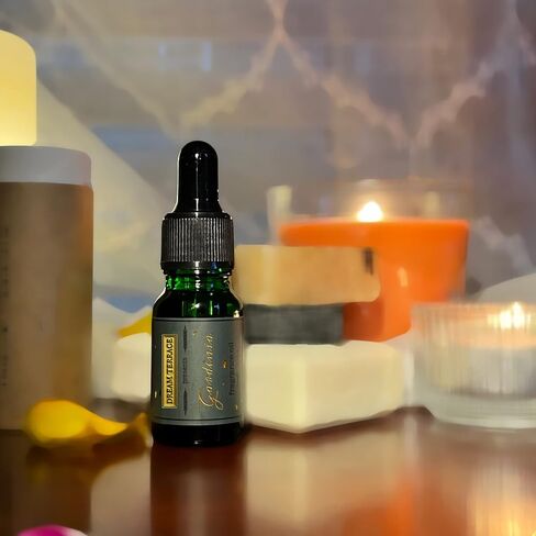 زيت عطري جاردينيا 10 مليلتر مع قطارة زجاجية للناشر | معتمد من كوشير، ونباتي، وخالي من الكائنات المعدلة وراثيًا. صنع في الولايات المتحدة الأمريكية - (عبوة من 1) - زيت عطري in Saudi Arabia