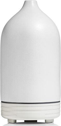 Campo - Ultrasonic Ceramic Essential Oil Diffuser | Natural, Non-Toxic Wellness (White) in Saudi Arabia