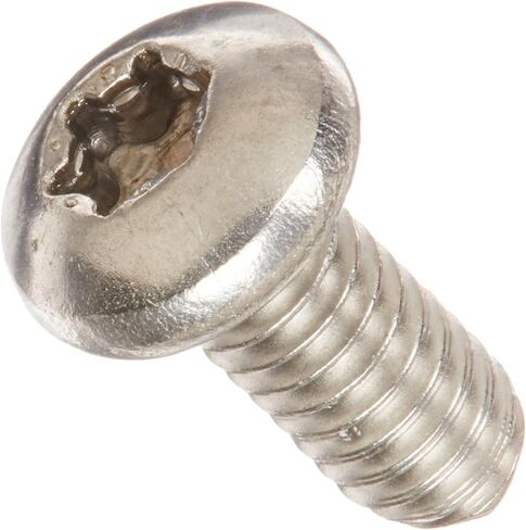 Small Parts 18-8 Stainless Steel Pan Head Machine Screw, Meets ASME B18.6.3, T20 Star Drive, #8-32 Thread Size, 3/8" Length, Fully Threaded, Imported (Pack of 50) in Saudi Arabia