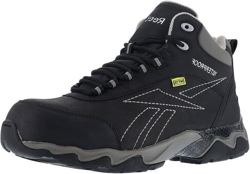 حذاء Reebok Work النسائي مقاس 6 بوصات Met Guard باللون الأسود - عرض 7.5 in Saudi Arabia