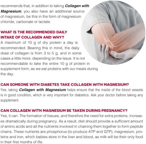 Ana Maria LaJusticia Collagen with Magnesium 180 Tabs - Healthy Teeth, Skin & Bones - Energy-Full - Gluten-Free - Easy-to-Use - Rejuvenates Your Skin & Strengthens Nervous System - from Spain in Saudi Arabia