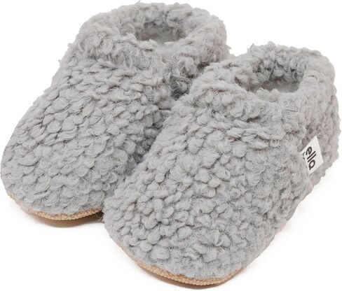 Ella Bonna Unisex Teddy Baby Booties Cotton Newborn Baby Socks Slipper Toddler Shoes, Infant Baby Girl Booties, Boy Socks in Kuwait