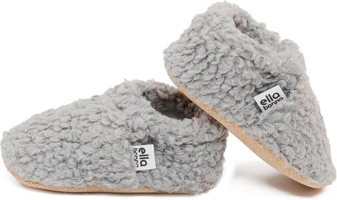 Ella Bonna Unisex Teddy Baby Booties Cotton Newborn Baby Socks Slipper Toddler Shoes, Infant Baby Girl Booties, Boy Socks in Kuwait