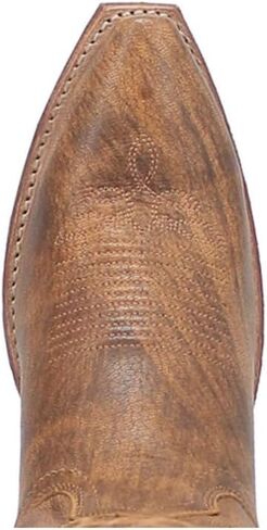 Laredo Womens Reva Snip Toe Casual Boots Mid Calf Low Heel 1-2" - Brown in Kuwait