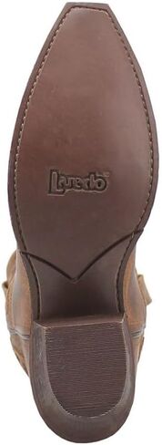 Laredo Womens Reva Snip Toe Casual Boots Mid Calf Low Heel 1-2" - Brown in Kuwait