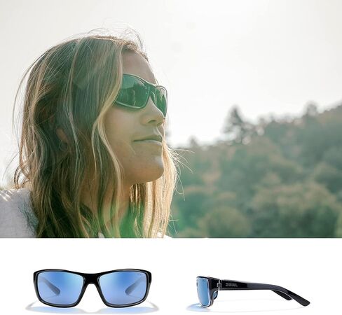 Zeal Optics Women's Alma Rectangular Wrap Polarized Sunglasses in Saudi Arabia