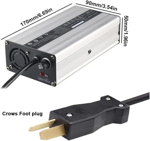 36 Volt 5A Golf Cart Battery Charger Replacement for Club Car DS EZGO TXT Yamaha Fast Charger in Kuwait