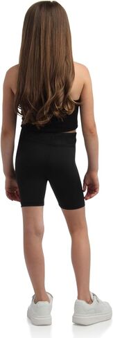 Body Glove Girls' Active Bike Shorts - 3 Pack Performance Under Dress Cartwheel Shorts: Dance Volleyball Yoga Shorts (7-12) in Saudi Arabia