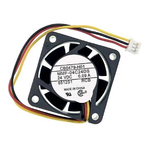 New Cooling Fan for Mitsubishi MMF-04C24DS-RCB CB0479-H01 DC24V 0.09A, Size:40×40×15mm 4015 3-Wire Drive Cooling Fan.