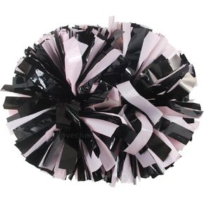 Lovecheer 2PCS Plastic Cheerleading Pom Poms with Baton Handle Cheer Pomoms for Kids Adults Cheering Sports Team Spirit Party